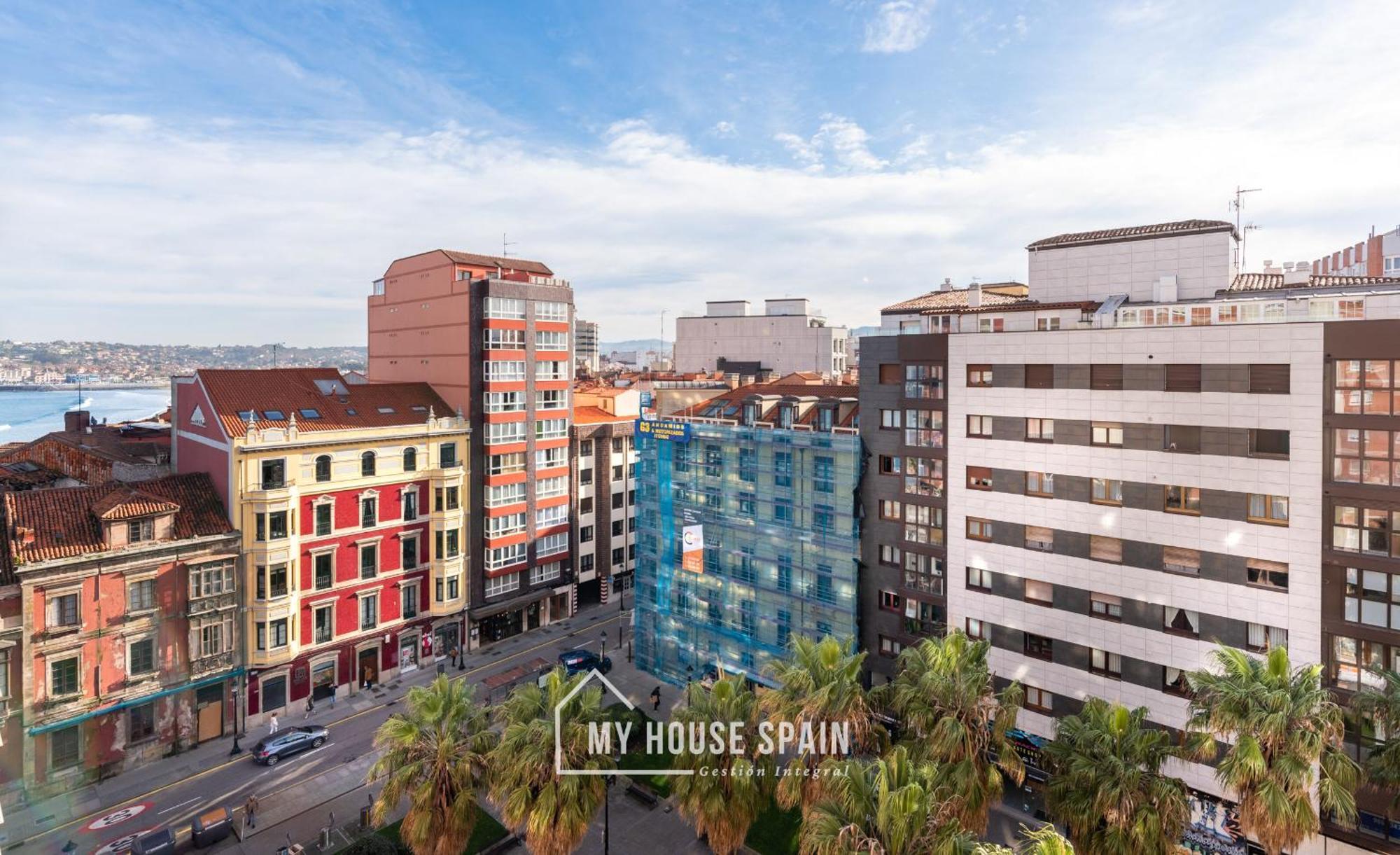 Myhousespain - Radiante Piso Junto A La Playa ヒホン エクステリア 写真